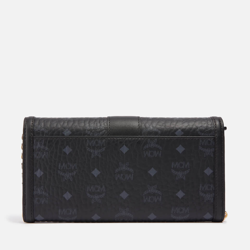MCM Tracy Large Coated-Canvas Wallet