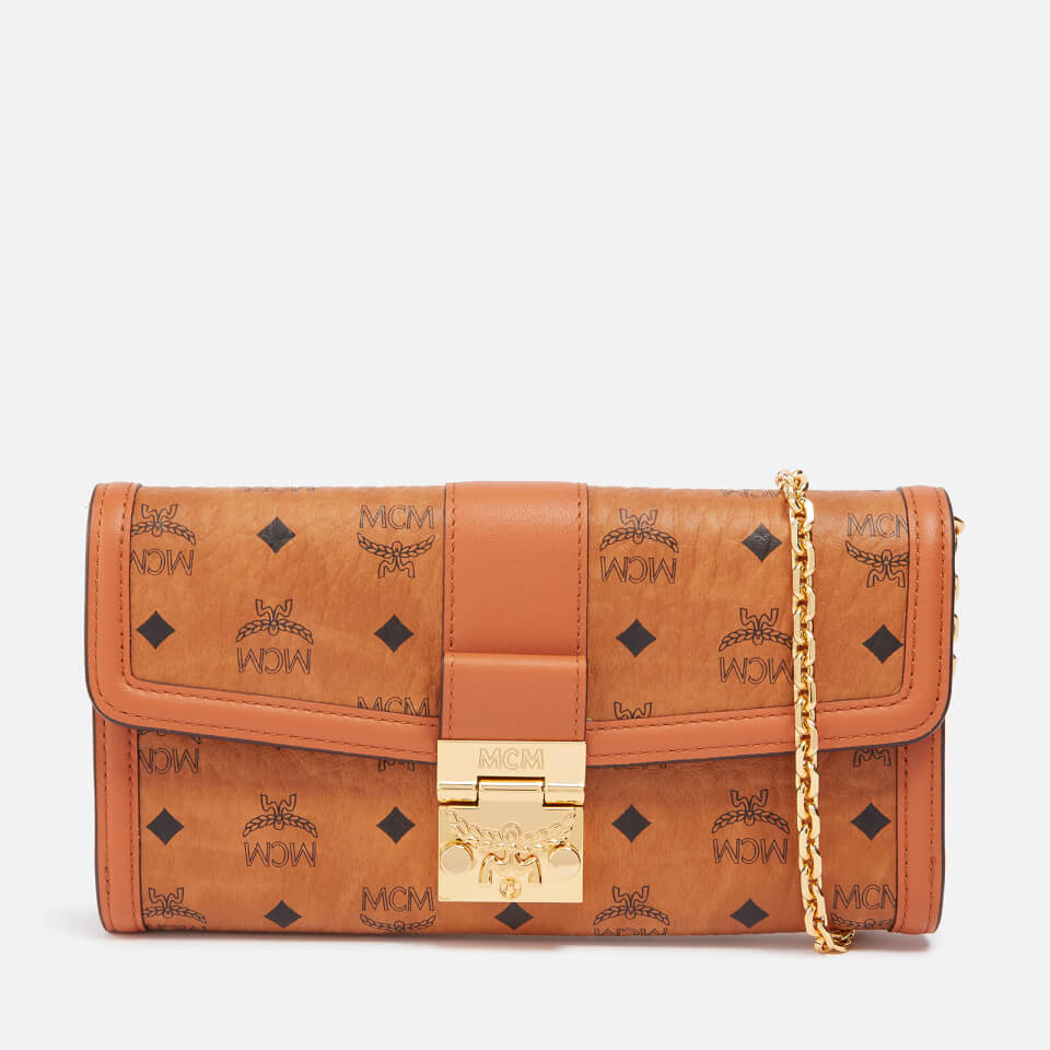 MCM Tracy Large Coated-Canvas Wallet