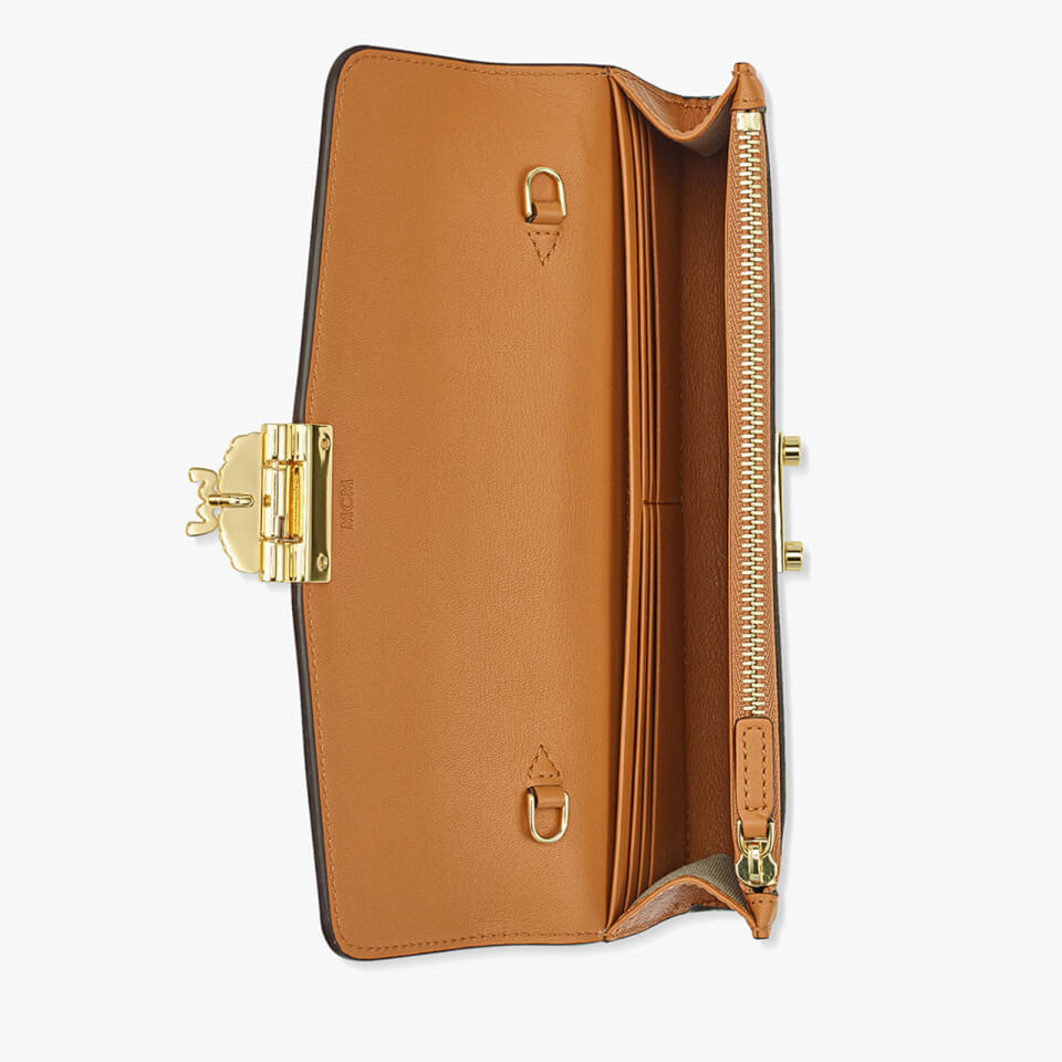 MCM Tracy Large Coated-Canvas Wallet