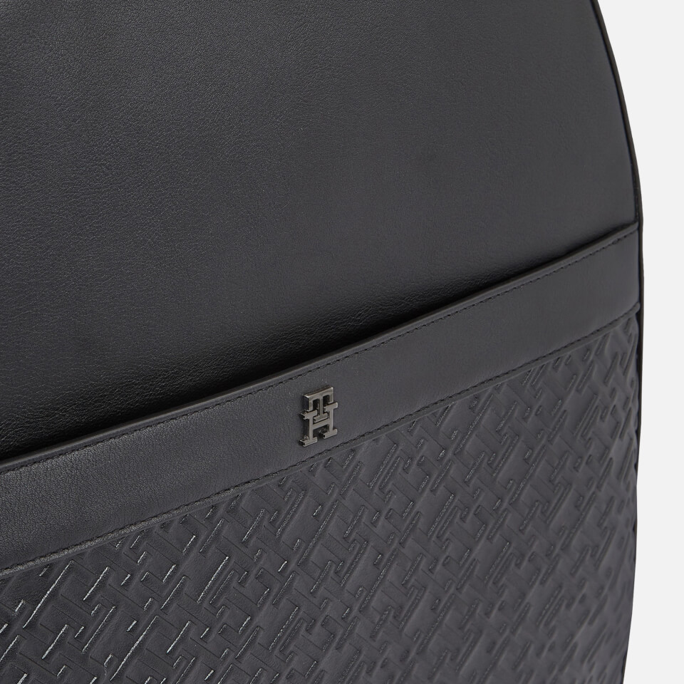 Tommy Hilfiger Monogram Faux Leather Backpack