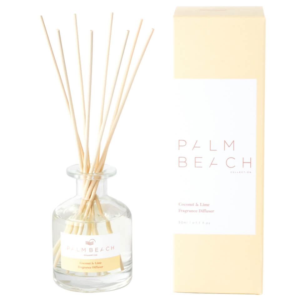 Palm Beach Collection Coconut and Lime Mini Fragrance Diffuser 50ml