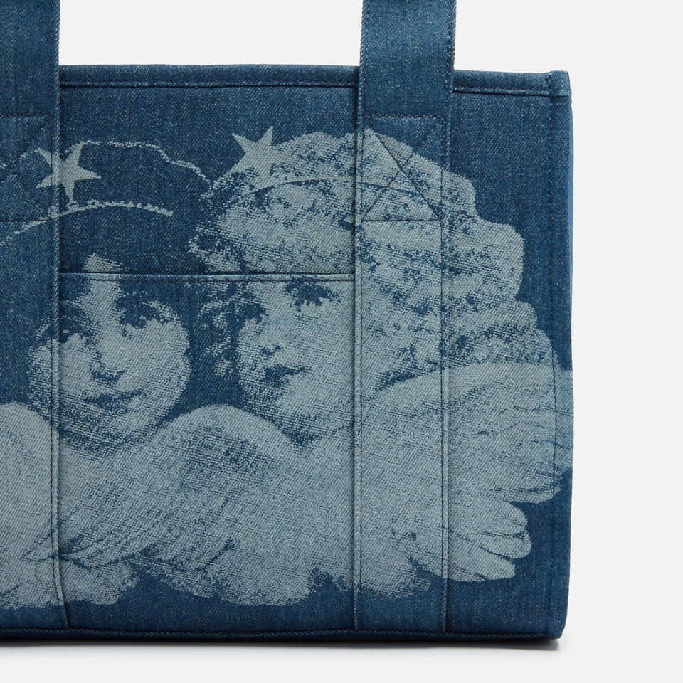 Fiorucci Enlarged Angels Cotton-Canvas Tote Bag