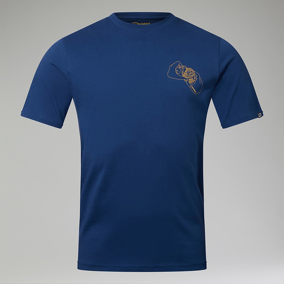 Hike Beans Short Sleeve Tee für Herren - Dunkelblau