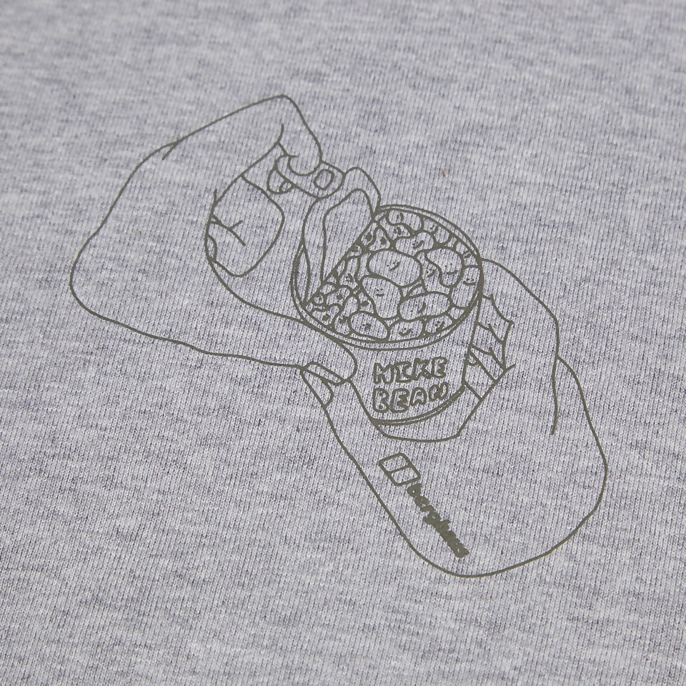 Hike Beans Short Sleeve Tee für Herren - Dunkelgrau