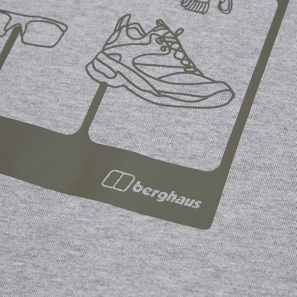 Hike Pack Short Sleeve Tee für Herren - Dunkelgrau