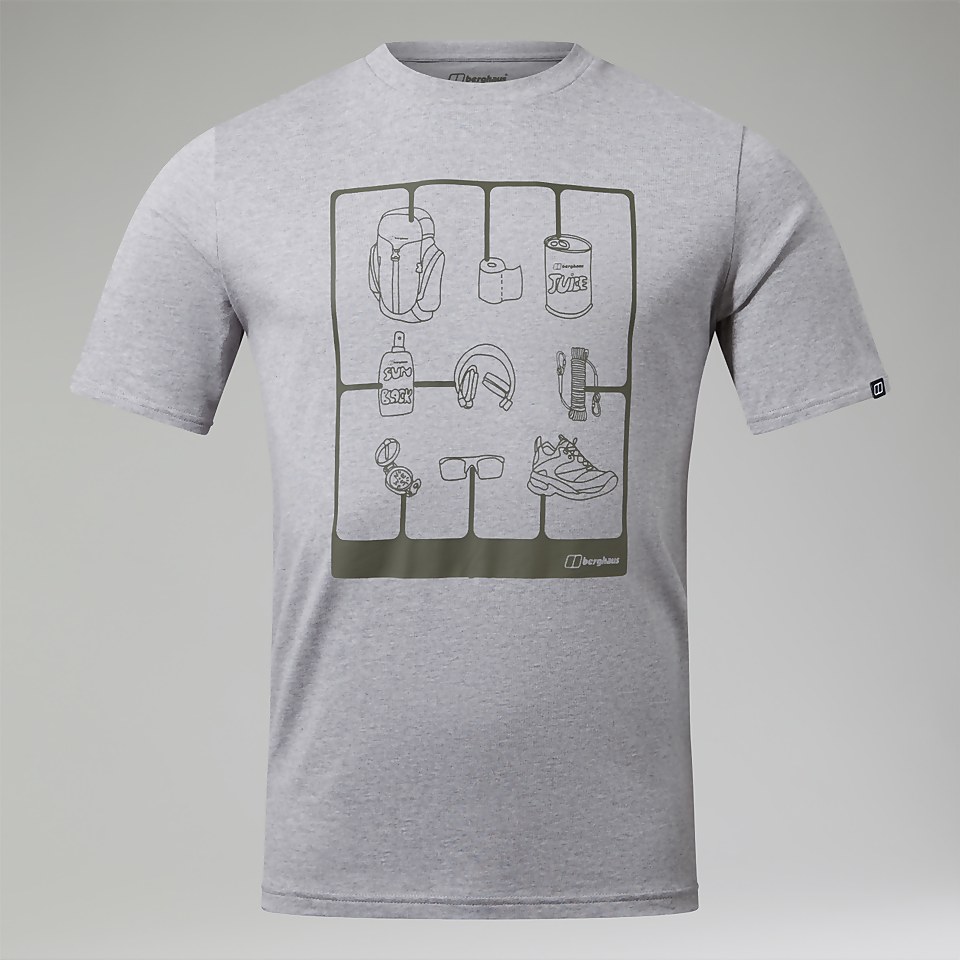 Hike Pack Short Sleeve Tee für Herren - Dunkelgrau