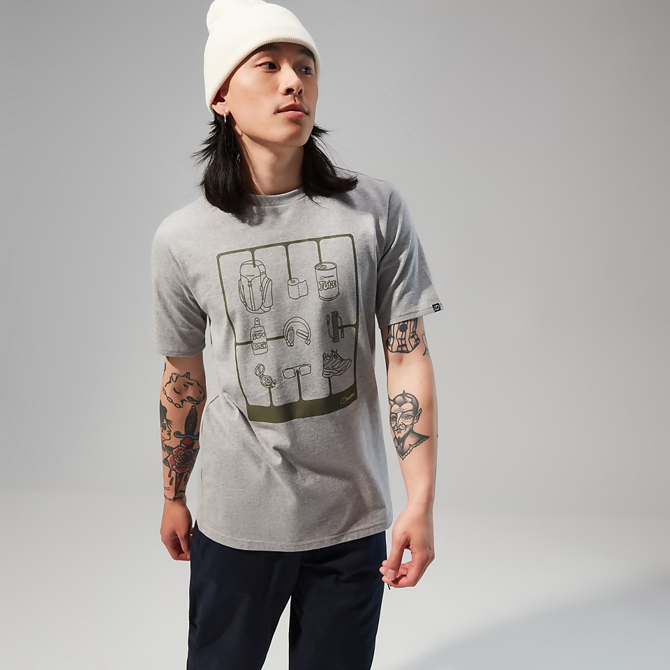 Hike Pack Short Sleeve Tee für Herren - Dunkelgrau