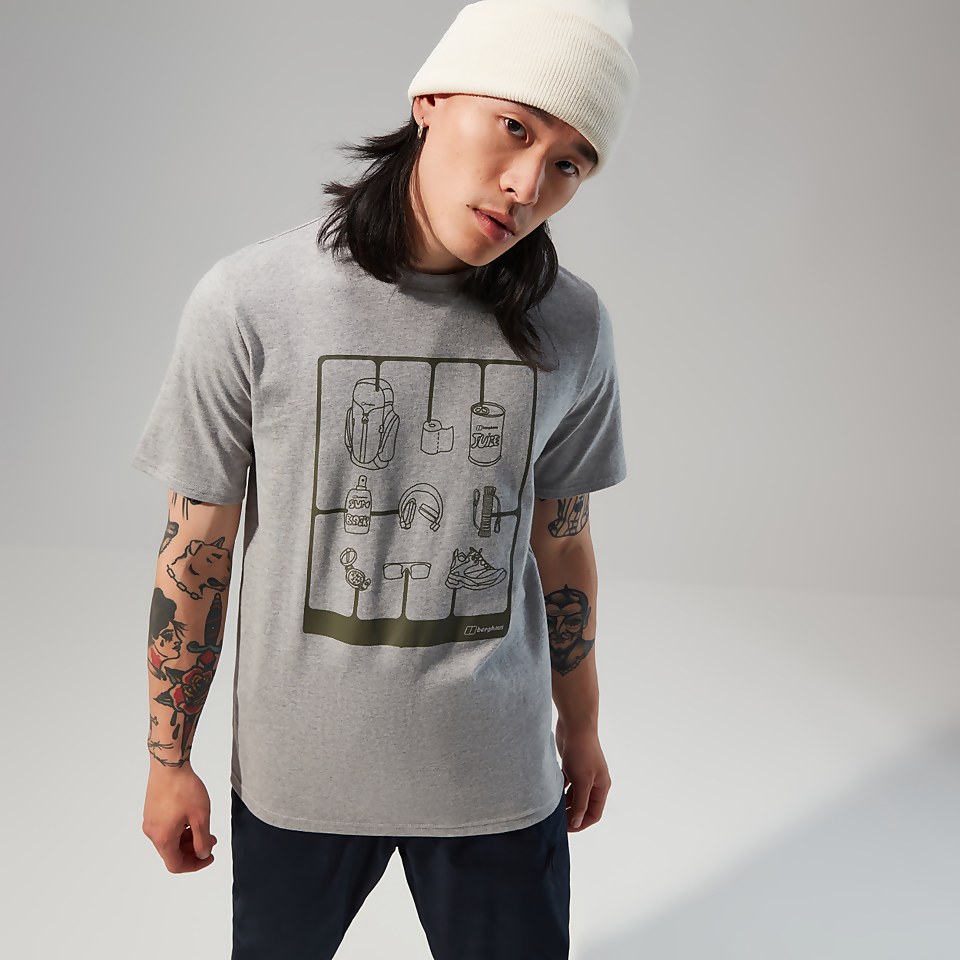 Hike Pack Short Sleeve Tee für Herren - Dunkelgrau