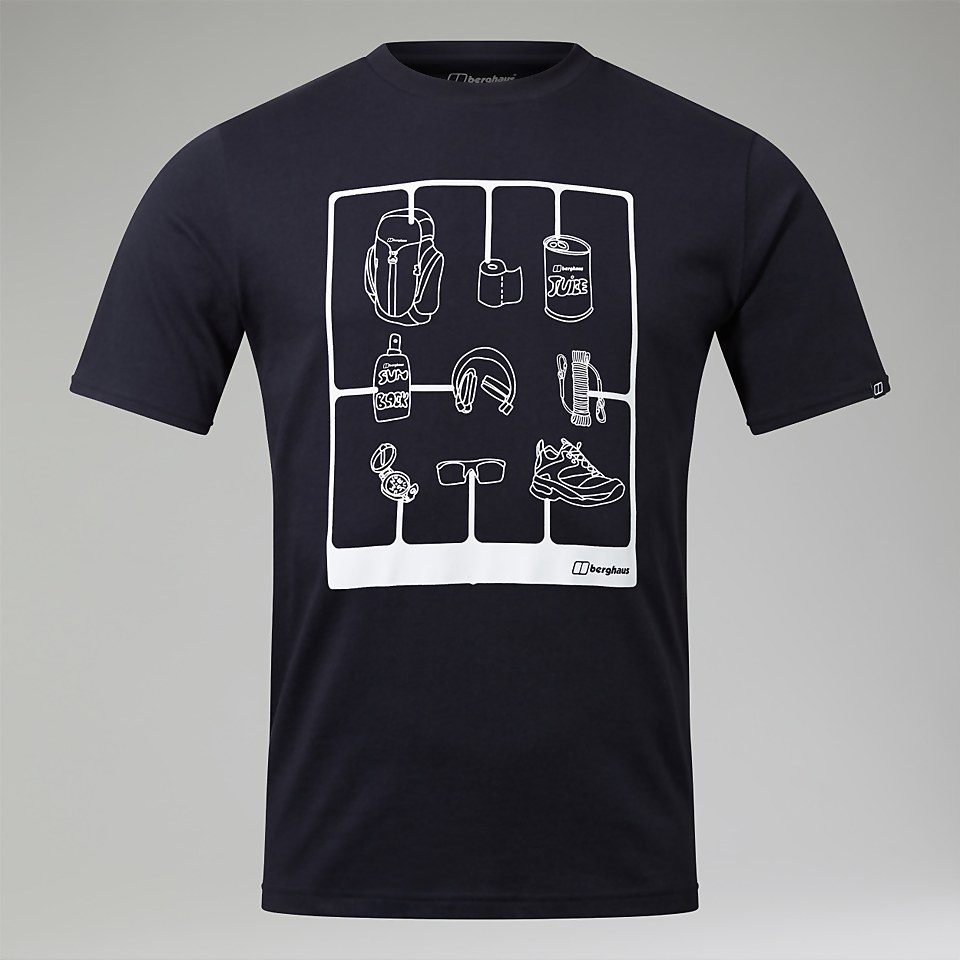 Hike Pack Short Sleeve Tee für Herren - Schwarz