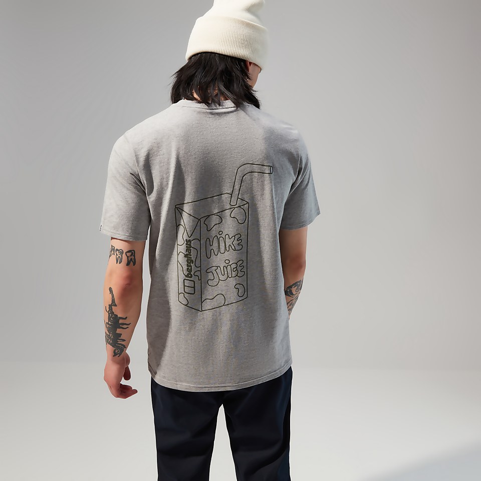 Hike Juice Short Sleeve Tee für Herren - Dunkelgrau