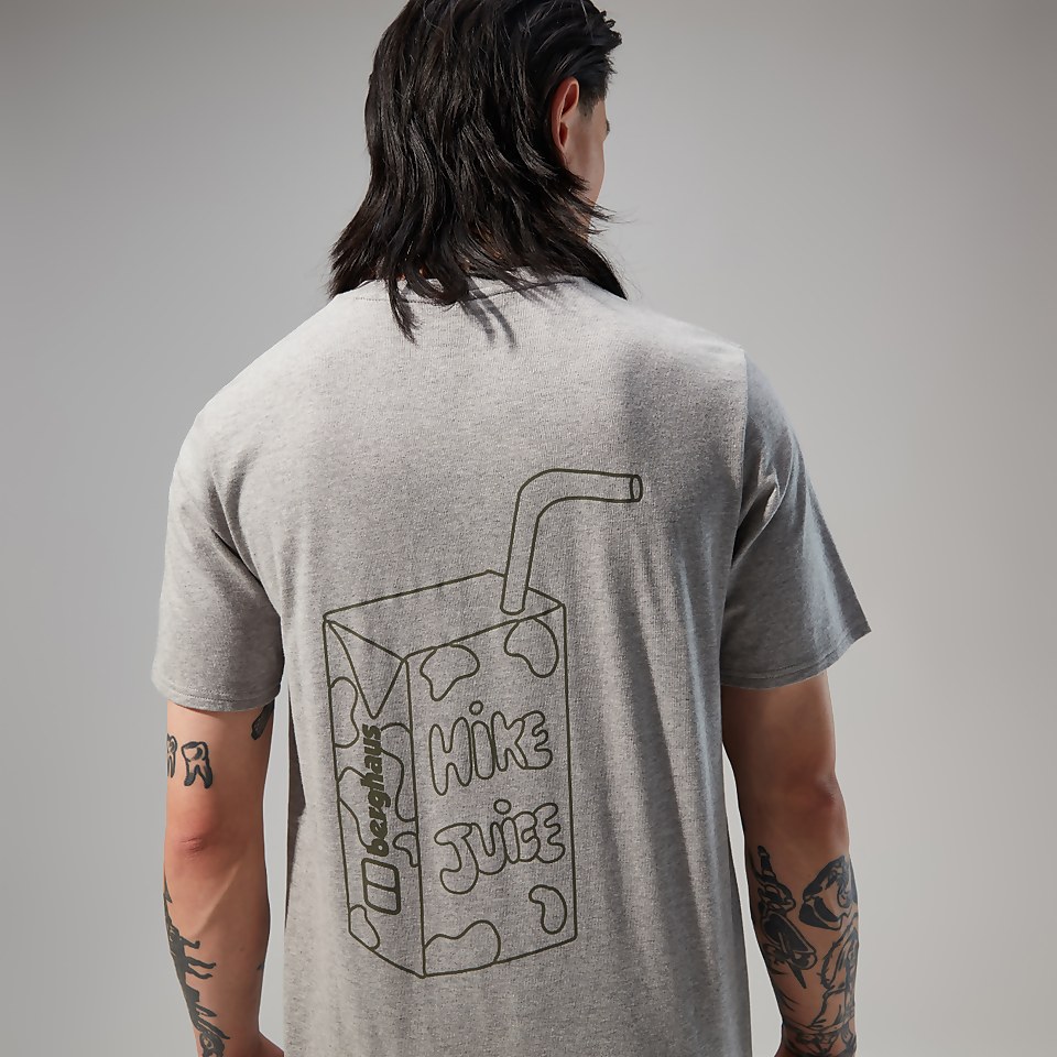 Hike Juice Short Sleeve Tee für Herren - Dunkelgrau