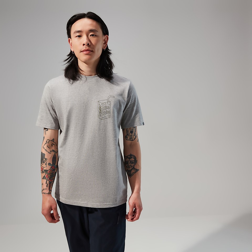 Hike Juice Short Sleeve Tee für Herren - Dunkelgrau