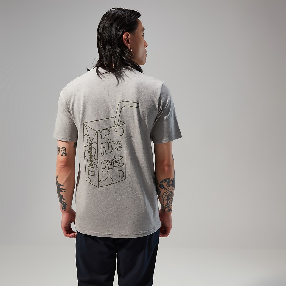 Hike Juice Short Sleeve Tee für Herren - Dunkelgrau
