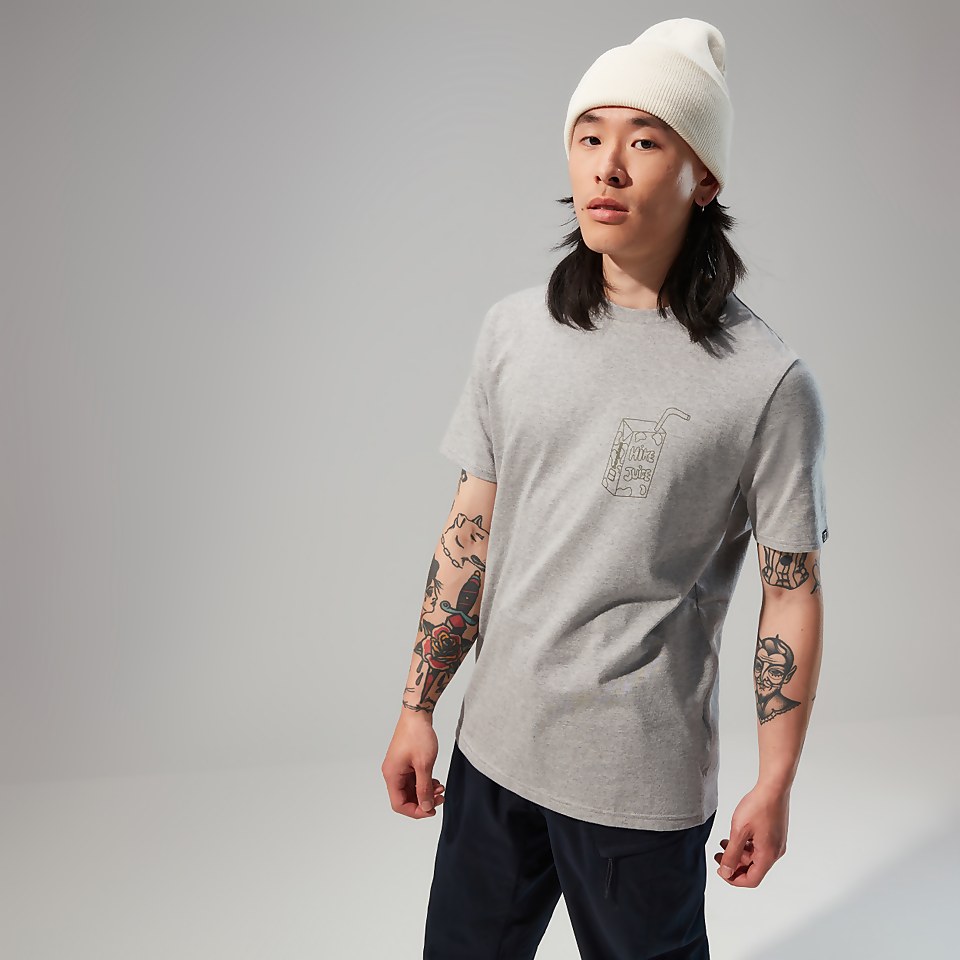 Hike Juice Short Sleeve Tee für Herren - Dunkelgrau