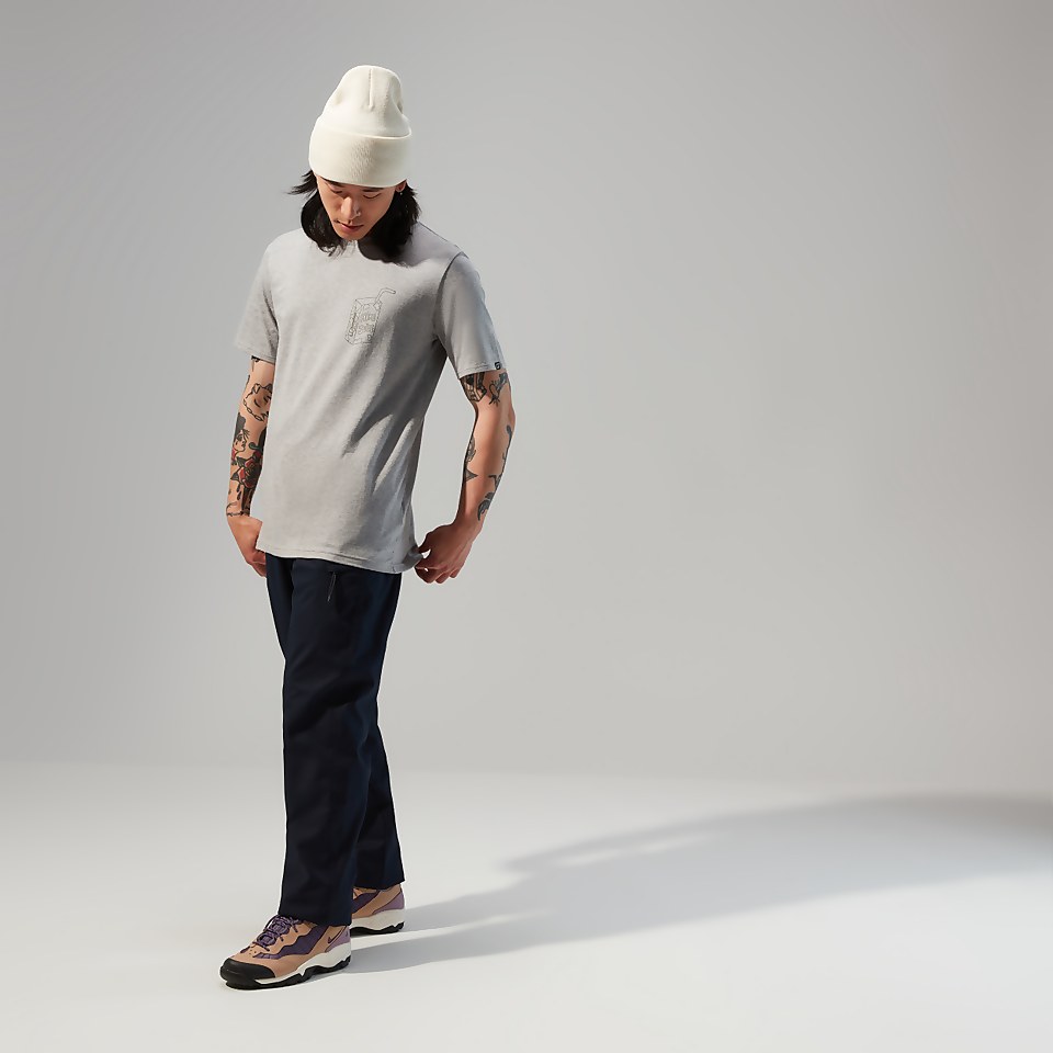 Hike Juice Short Sleeve Tee für Herren - Dunkelgrau
