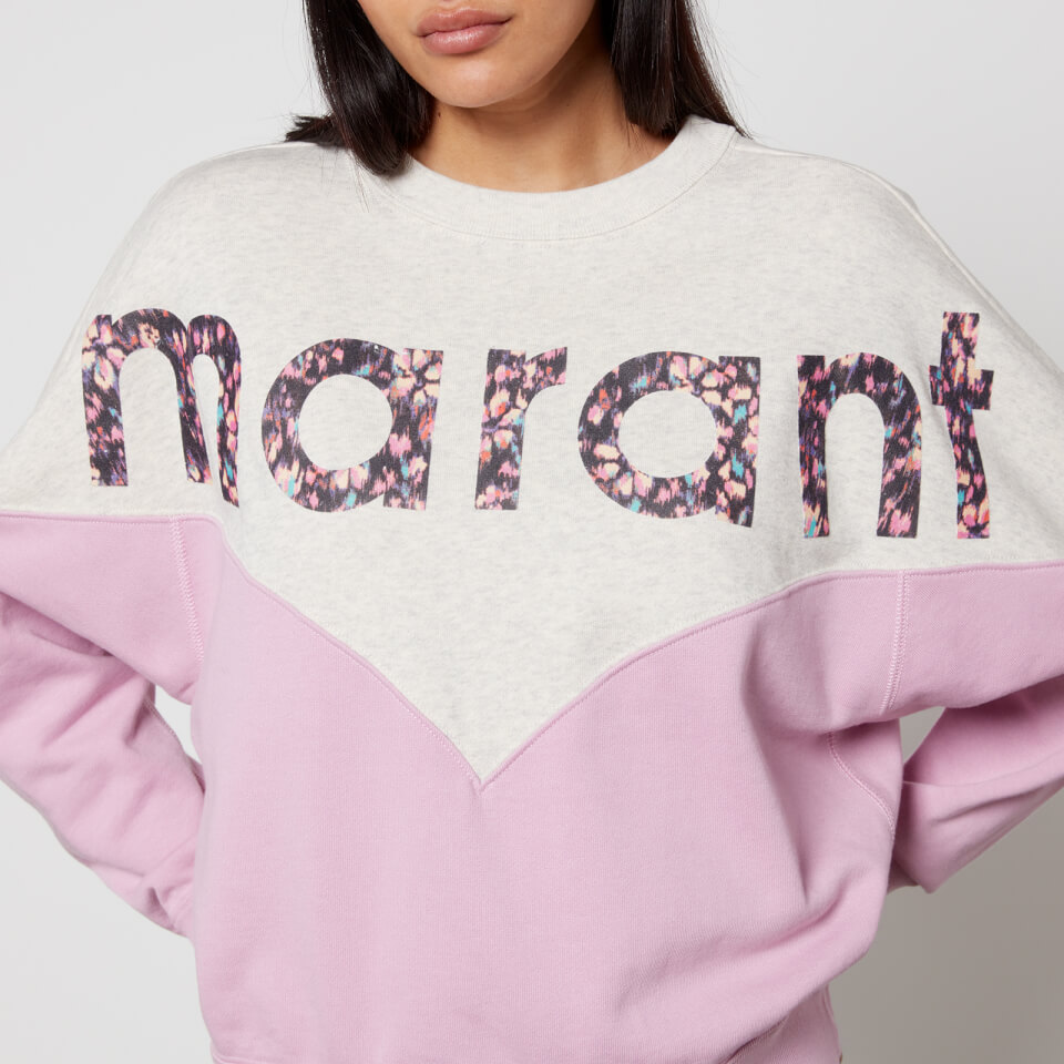 Marant Etoile Houston Logo Cotton Blend Sweatshirt Coggles