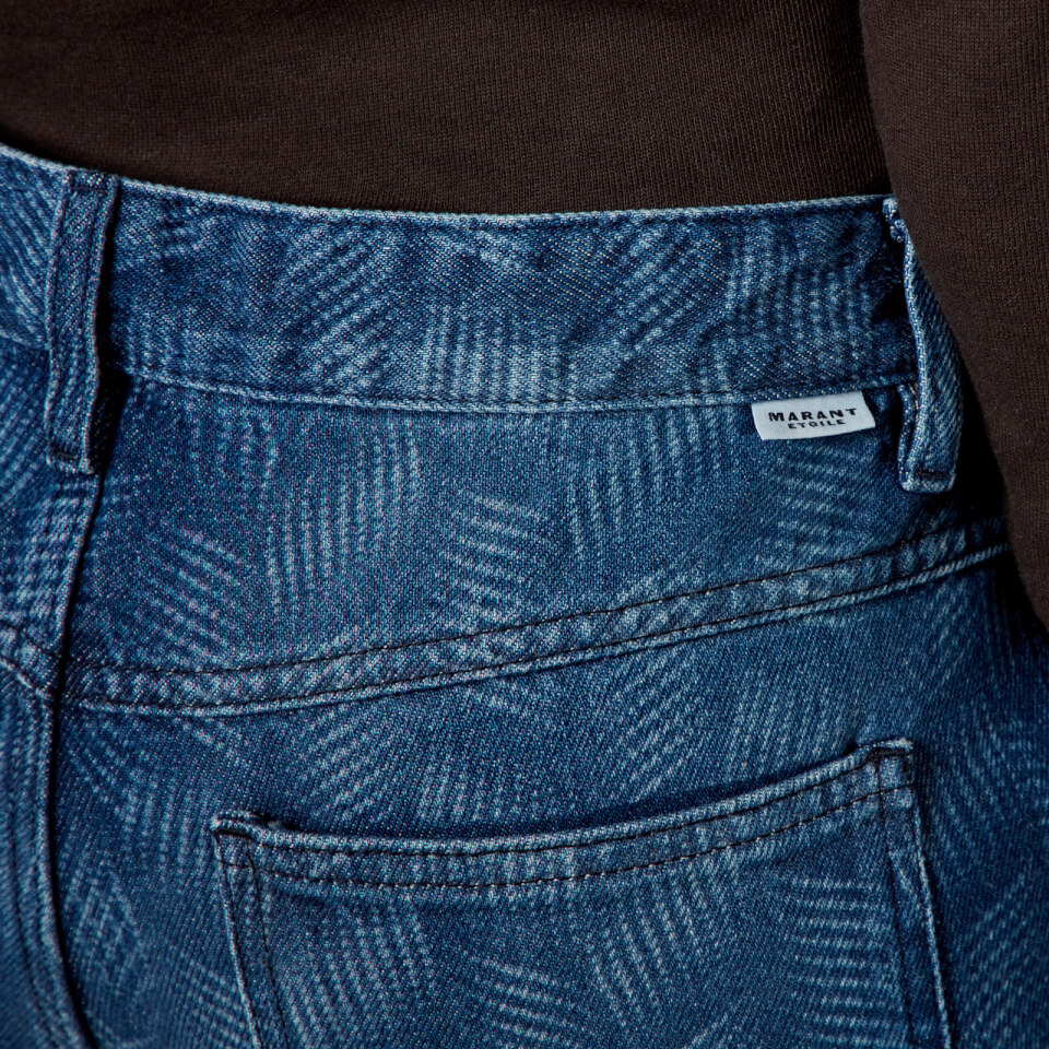 Marant Etoile Sulanoa Laser Slim Fit Denim Jeans - FR 36/UK