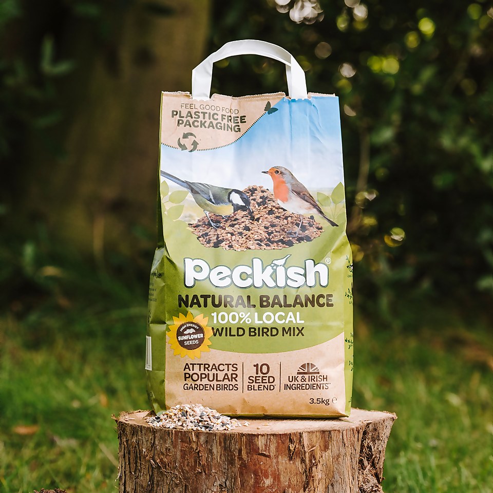 Peckish Natural Balance Seed Mix - 3.5kg (Paper Bag with Handle)