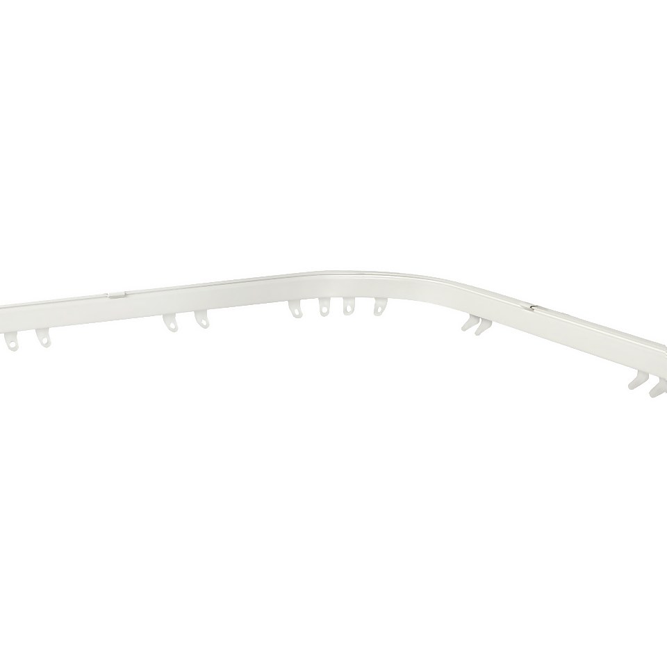 Metal Curtain Track - 400cm - White