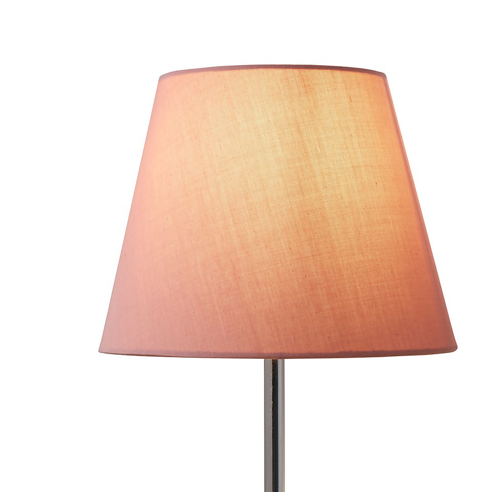 Clyde Tapered Lamp Shade - 20cm - Rose