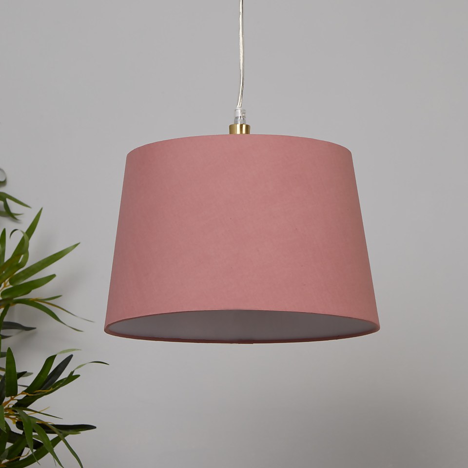 Clyde Tapered Lamp Shade - 30cm - Rose