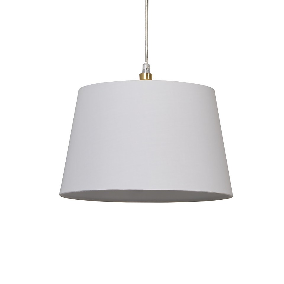 Clyde Tapered Lamp Shade - 30cm - White