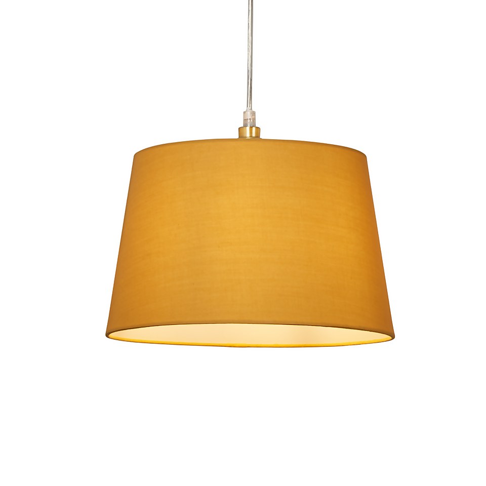 Clyde Tapered Lamp Shade - 30cm - Ochre