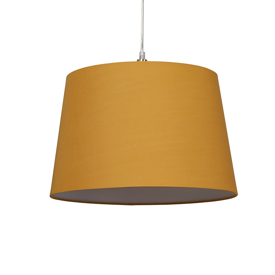 Clyde Tapered Lamp Shade - 40cm - Ochre