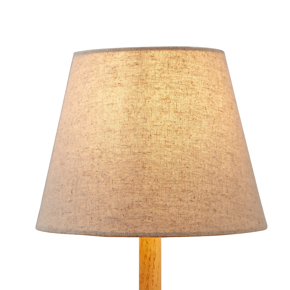 Finn Tapered Lamp Shade - 20cm - Natural