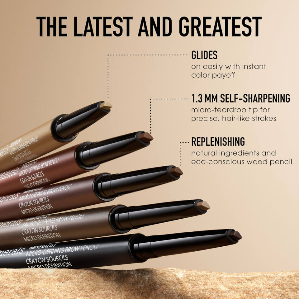 bareMinerals Mineralist MicroDefining Brow Pencil - Taupe