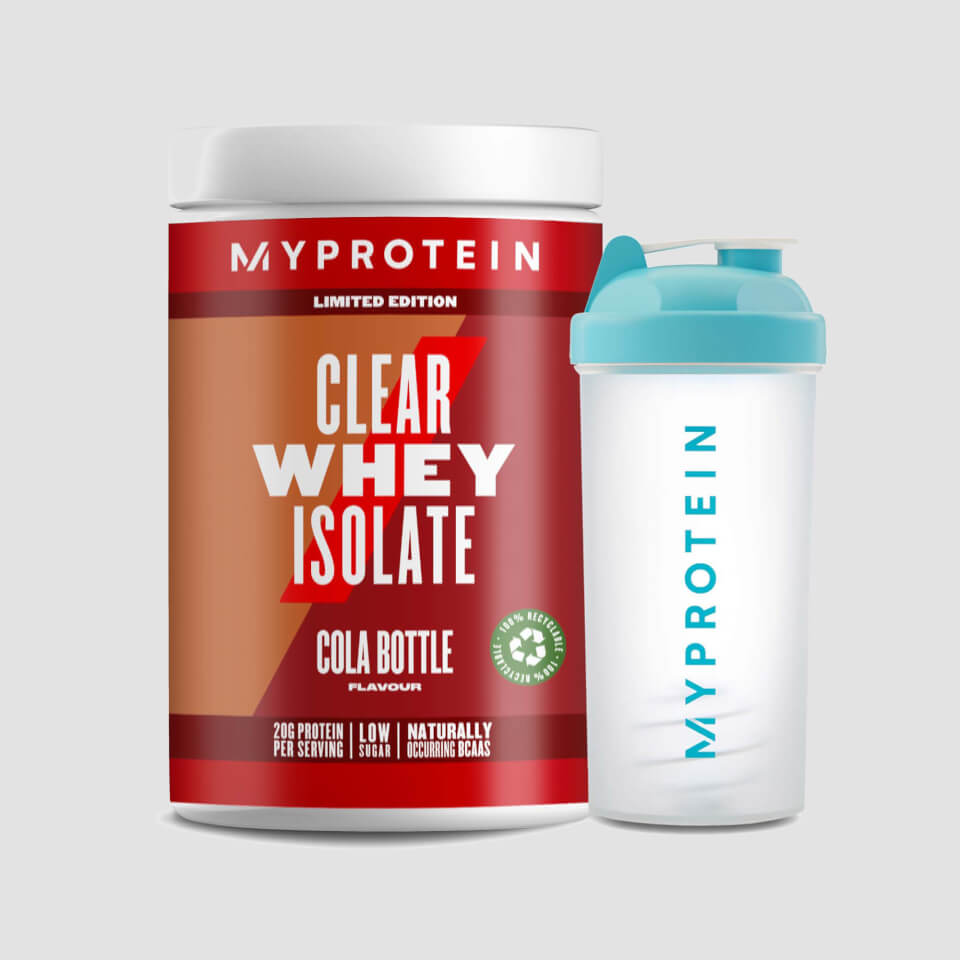 Impact Week Bundle - Myprotein Shaker - Clear Whey Protein - Cola