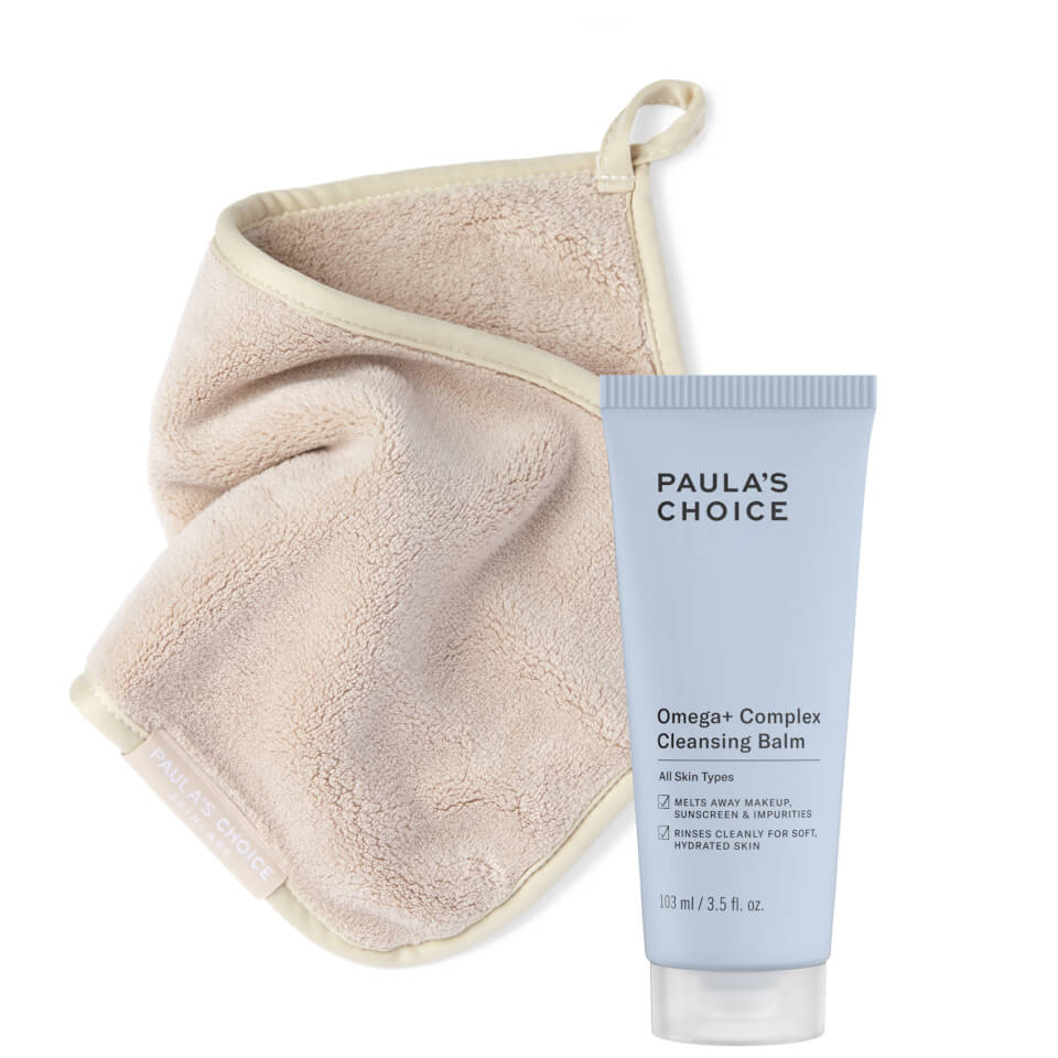 Paula s Choice Omega Cleansing Balm and Wash Cloths Set