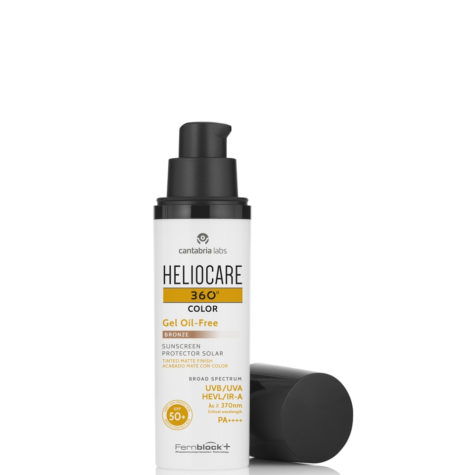 Heliocare 360° Color Gel Oil-Free Sunscreen Protector Bronze SPF 50+ 50ml