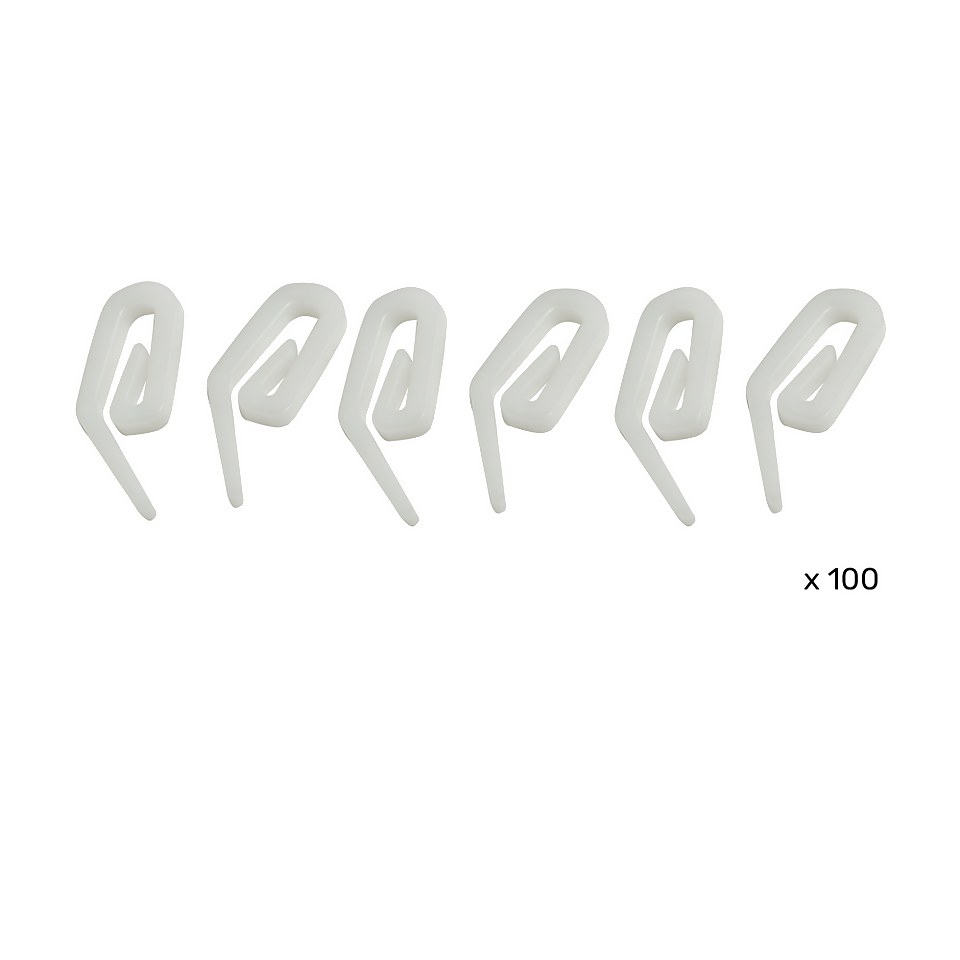 Curtain Hooks - Pack of 100