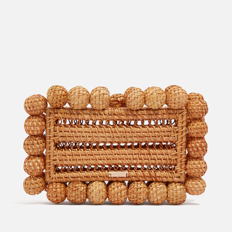 Rattan clutch bags on sale