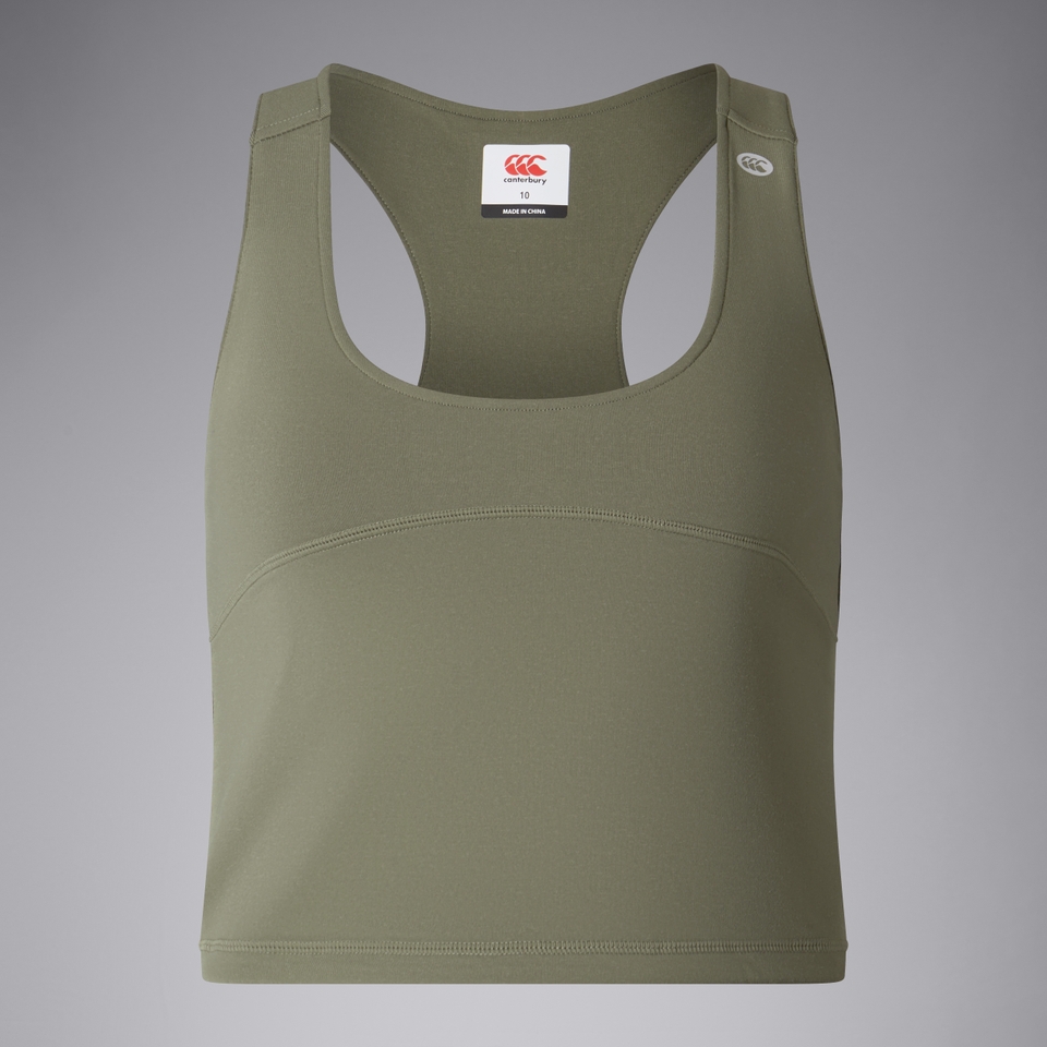 WOMENS CONVEX CROP VEST GREEN