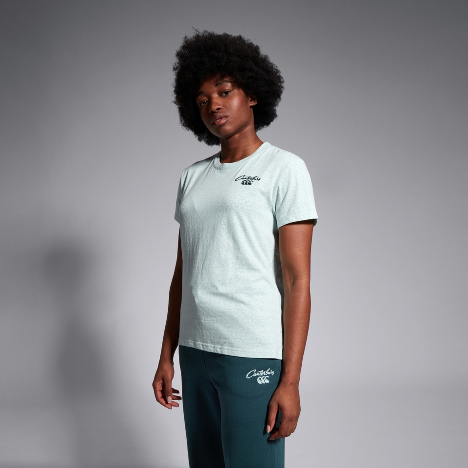 WOMENS SCENE-SET SS T-SHIRT BLUE