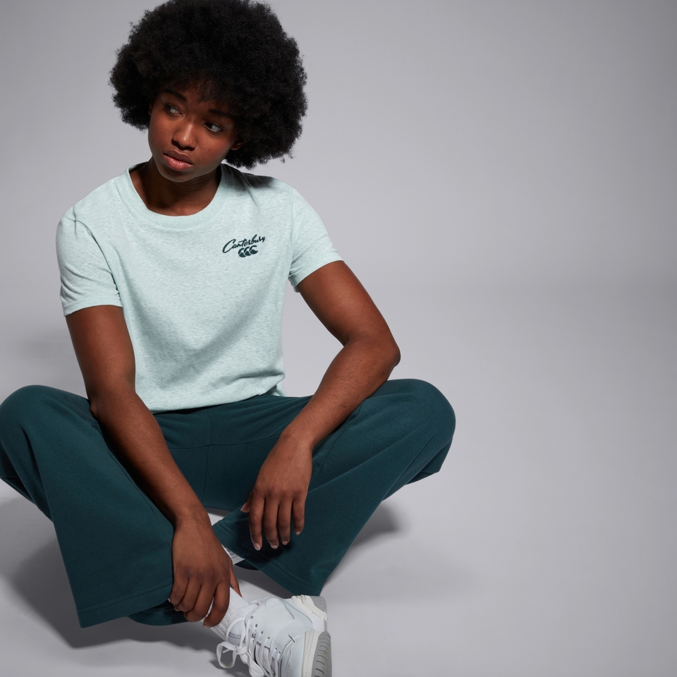 WOMENS SCENE-SET SS T-SHIRT BLUE