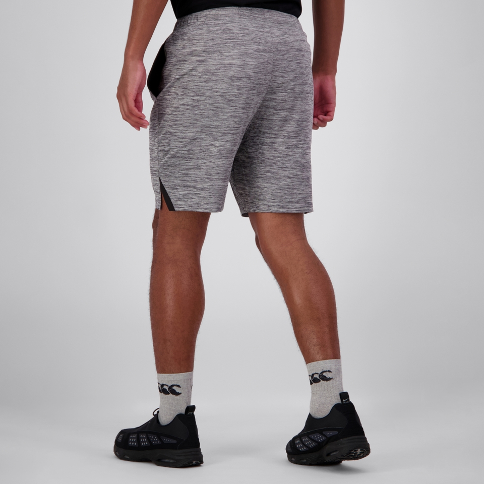 MENS VAPODRI TEMPO KNIT SHORTS GREY MARL