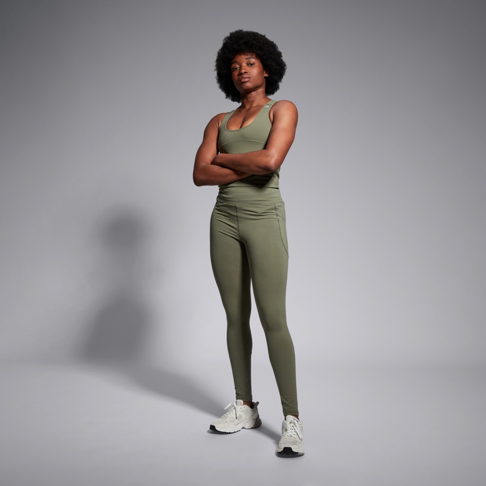 WOMENS CONVEX 25" TIGHT PANT GREEN
