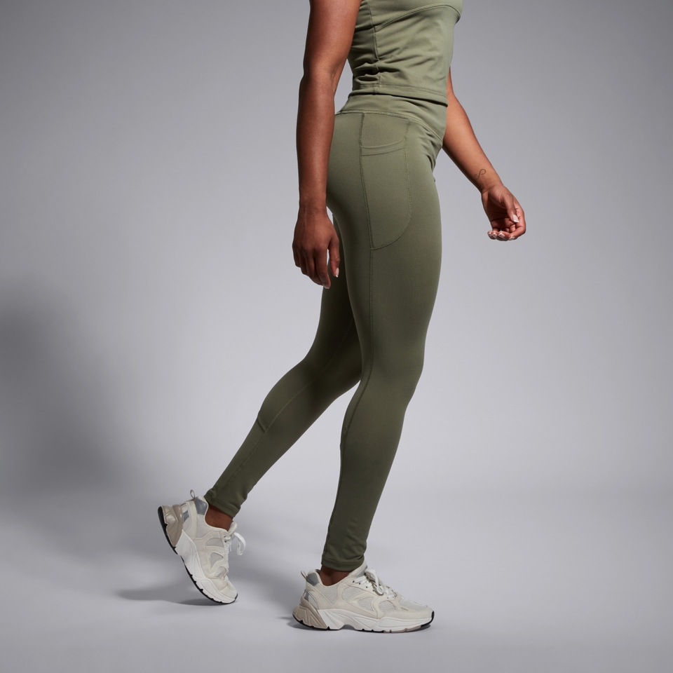 WOMENS CONVEX 25" TIGHT PANT GREEN