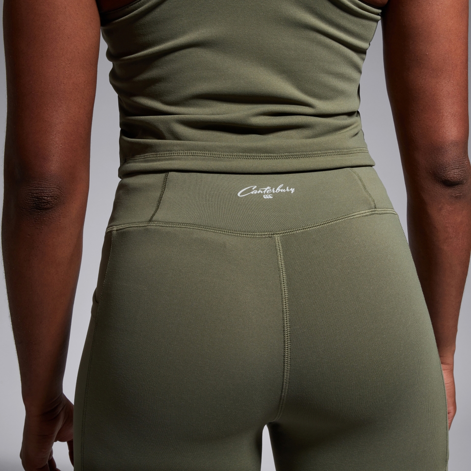 WOMENS CONVEX 25" TIGHT PANT GREEN