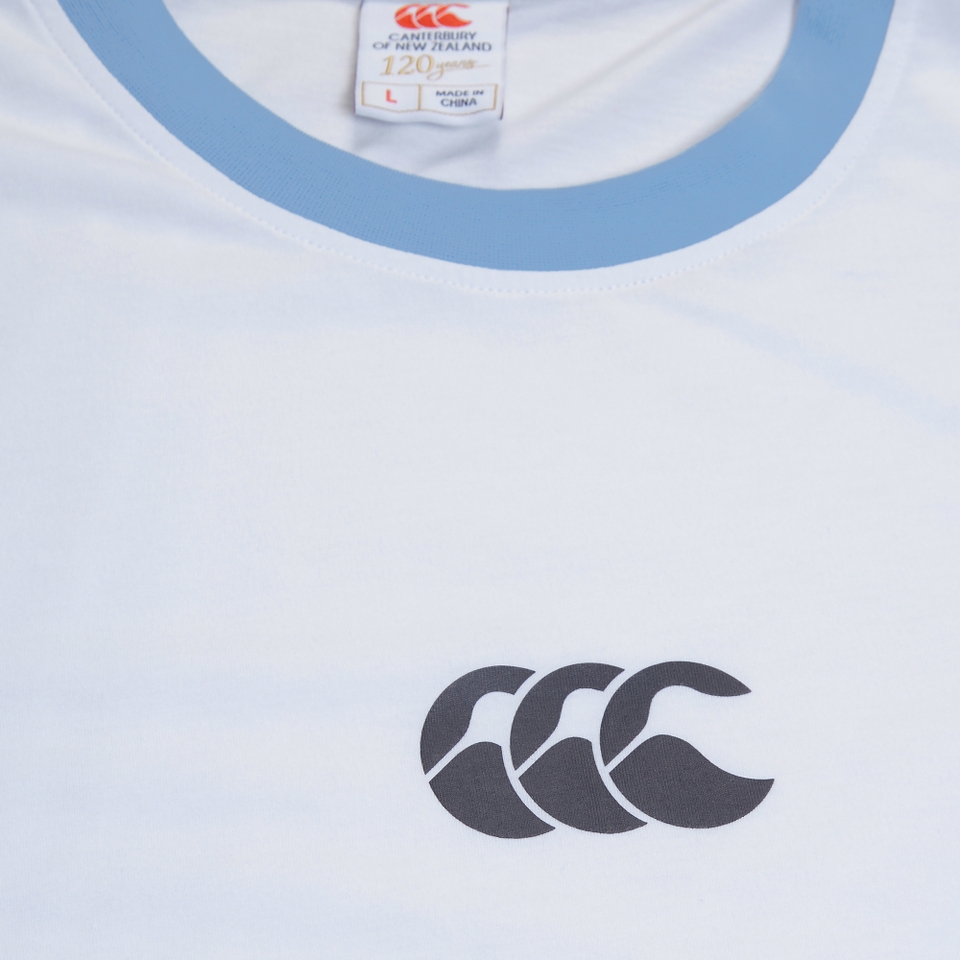 CANTERBURY LEGENDS PANEL SS T-SHIRT AM WHITE