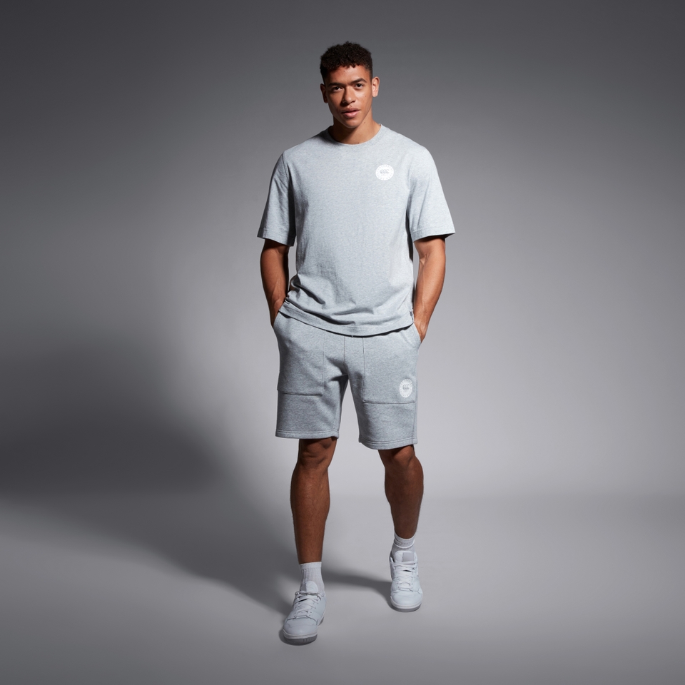 ADULT UNISEX SPORT DEPT 9" KNIT SHORTS GREY