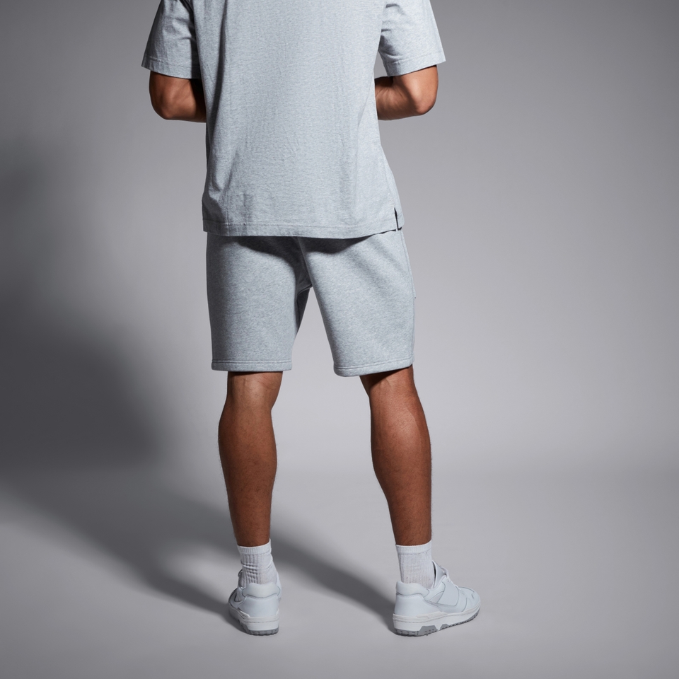 ADULT UNISEX SPORT DEPT 9" KNIT SHORTS GREY