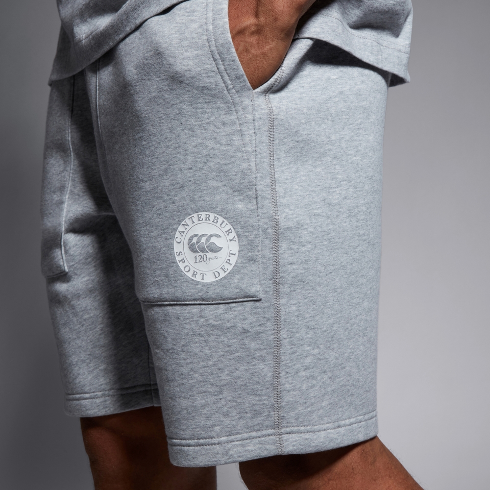 ADULT UNISEX SPORT DEPT 9" KNIT SHORTS GREY