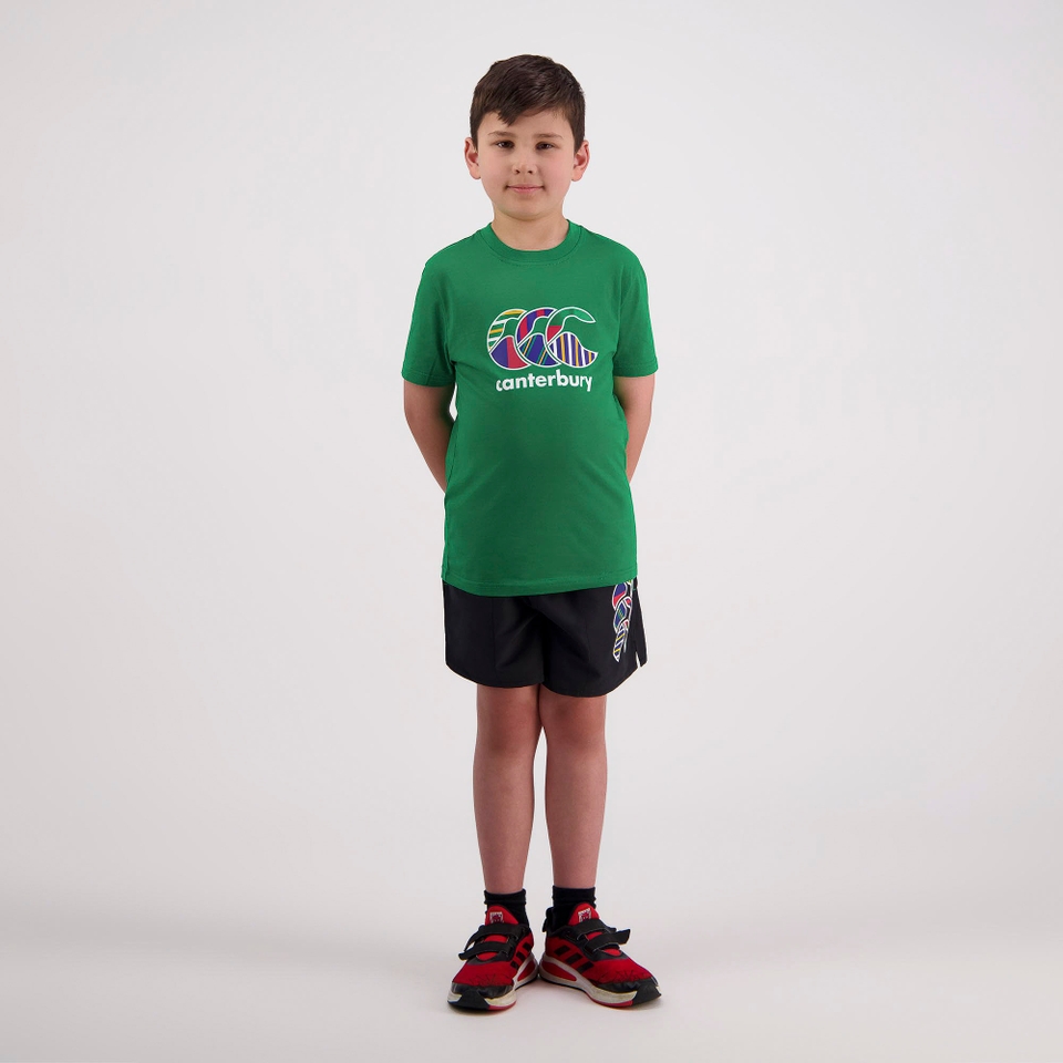 JUNIOR UNISEX JET BLACK SHORTS BLACK