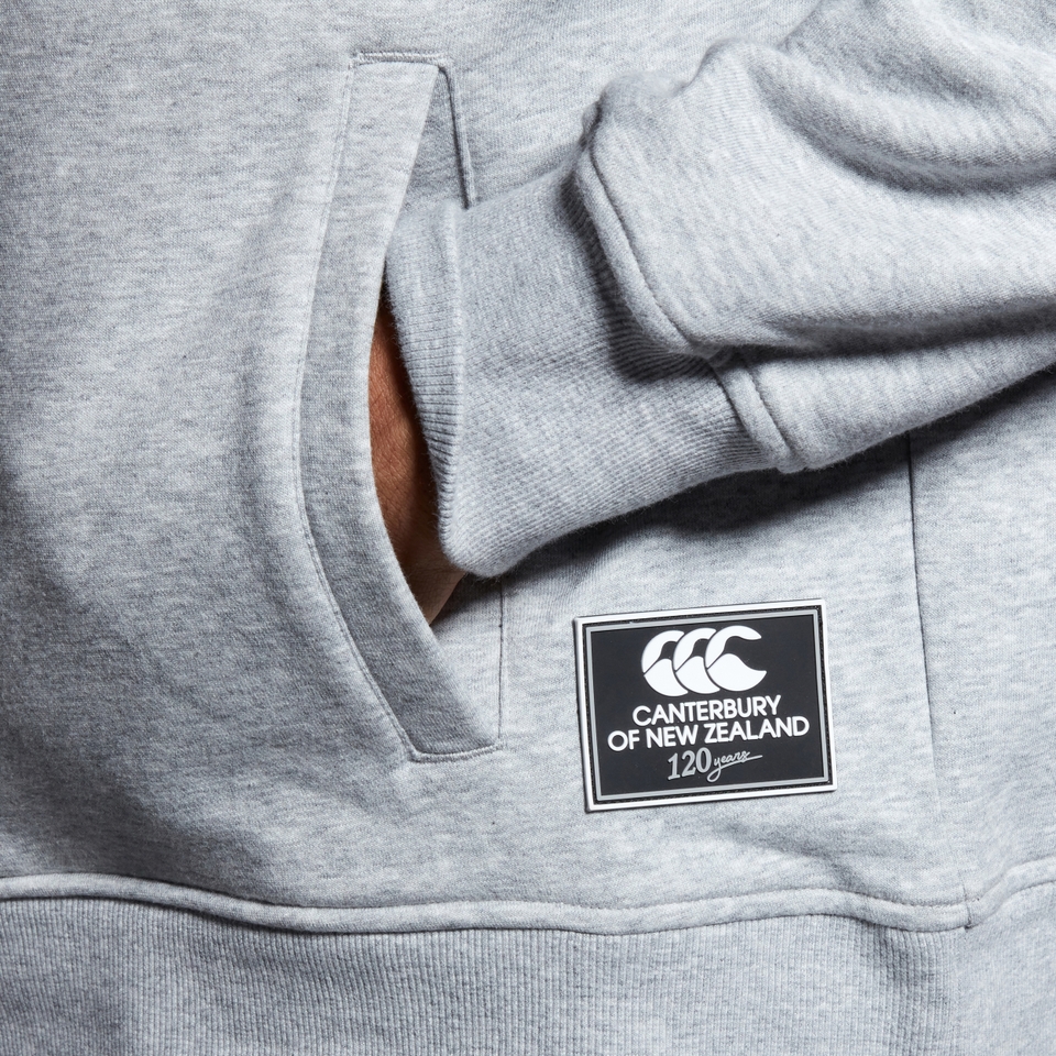 MENS LEGENDS PANEL HOODIE SWEATSHIRT BLACK