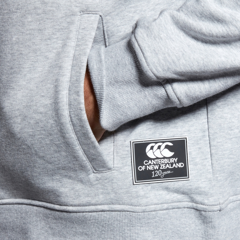 MENS LEGENDS PANEL HOODIE SWEATSHIRT BLACK