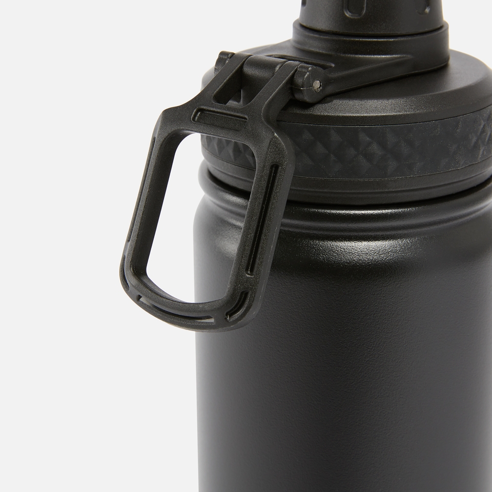 Medium Metal Water Bottle - Black